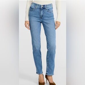 Express Blue Slim High Waist Jeans